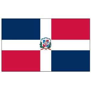  Dominican Republic Flag 3ft x 5ft Nylon Patio, Lawn 