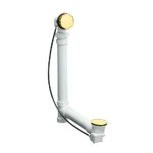   Polished Brass Clearflo Cable Bath Drain 7213 PB