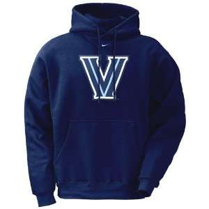  Villanova Wildcats Navy Blue Classic Logo Pullover Hoody Sweatshirt 