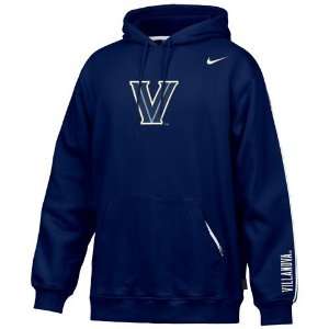  Nike Villanova Wildcats Navy Blue Practice Hoody Sweatshirt 