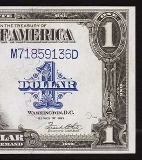 1923 $1 Silver Certificate *Horse blanket note* Uncirculated  