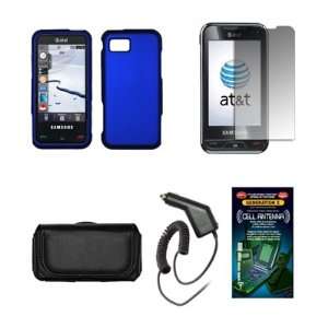  Samsung Eternity A867 Premium Black Leather Carrying Pouch 