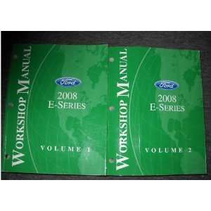  2008 Ford Econoline E Series Van Service Manual Set OEM (2 