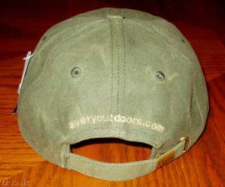 AVERY GHG DUCKS 12oz OIL CLOTH BALL CAP HAT GREEN NEW 700905442430 