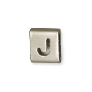  BAND IT GRE019 Letter J,Stainless Steel,PK 25