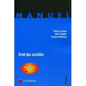  Droit des sociÃ©tÃ©s (French Edition) (9782711015313 
