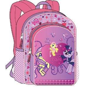  My Little Pony 16 inch Backpack Pink and Purple   Pony 