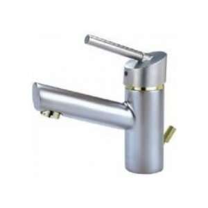   Faucet W/ Pop Up Waste 3 3240SCG Satin Chrome/Gold: Home Improvement