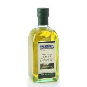 Delallo 100% Italian Pure Olive Oil: Net Weight 16.9 FL OZ:  