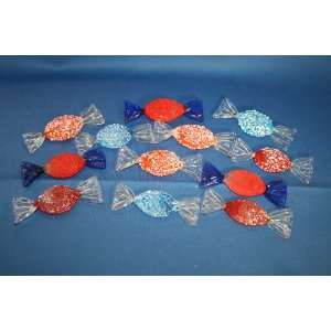  12 MURANO ART GLASS CANDY CANDIES SWEETS