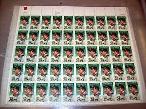 US stamps Mint pane of 50 Lou Gehrig Scott # 2417  