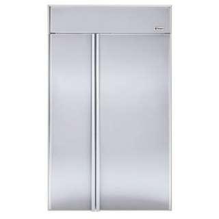 GE MONOGRAM 48 BUILT IN SIDE BY SIDE REFRIGERATOR, PANEL READY 