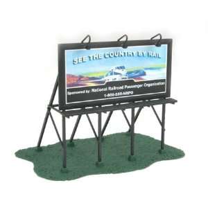   HO RTR Modern Billboard, See the Country by Rail ATH7630 Toys & Games
