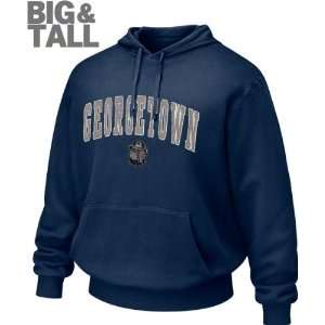  Georgetown Hoyas Big & Tall Navy Mascot One Hooded 