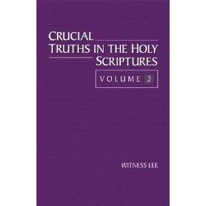   in the Holy Scriptures, Vol. 2 (9780736335171) Witness Lee Books