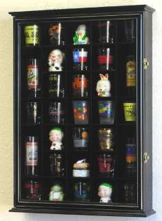 Tall Shot Glass Shooter Display Case Cabinet Rack  