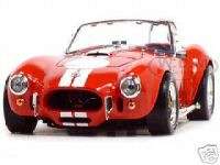 1964 SHELBY COBRA 427 S/C RED 1:18 SCALE DIECAST MODEL  