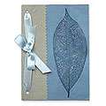 Set of 8 Bow tied Leaf Greeting Cards (Thailand)