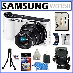 Samsung WB150 14.2MP Digital Camera with 16GB Kit  