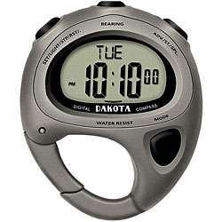 Dakota Mens Digital Compass Clip Watch  Overstock