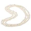 DaVonna White Freshwater Pearl Necklace (8 9 mm)