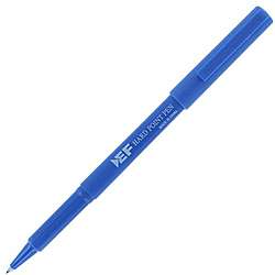 Eberhard Faber Hard Point Blue Plastic Tip Pens (Pack of 12 