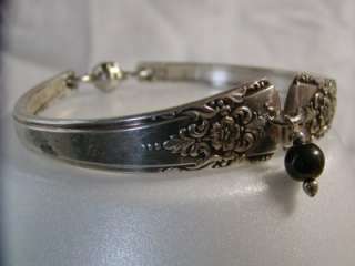 Vintage Silver Plated Spoon Bracelet > Antique Magnetic Clasp 5057 