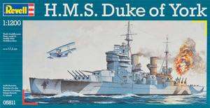   1200 SCALE H.M.S. DUKE OF YORK PLASTIC MODEL SHIP KIT 05811 BRAND NEW