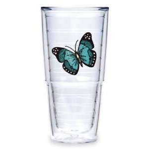 Tervis Tumbler Bfly 02 24 Grn Butterfly 24oz. Green Tumbler (Set of 2 