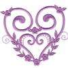 Brother/Babylock Embroidery Machine Card SATIN HEARTS  