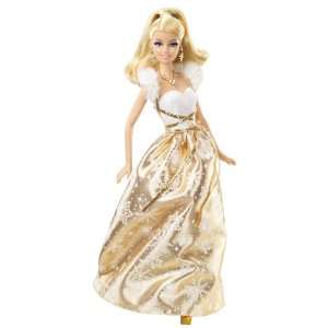  Barbie Holiday Wishes Doll: Toys & Games