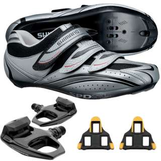 Shimano R077 Road Bike Cycling Shoes PD R540B Pedals  