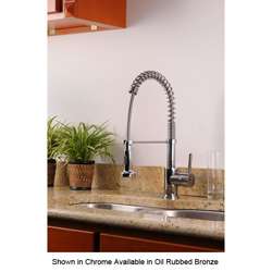 Concord Modern Oil Rubbed Bronze Spiral Pull down Kitchen Faucet 