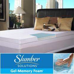 Slumber Solutions Gel Select 3 inch Twin/ Full size Memory Foam 