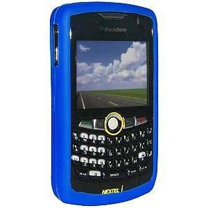 New Amzer Silicone Skin Jelly Case Blue For Blackberry Curve 8350I 
