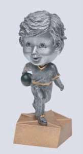 New Bobblehead Bowling Trophy   Male   Free Engraving  