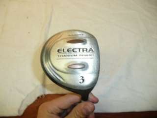 knight electra 3 wood ceramic face pro velvet golf clubs light feather 