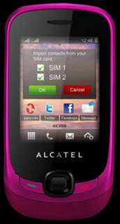 ALCATEL OT 602D FUSHIA DUALSIM UNLOCKED CELL PHONE  
