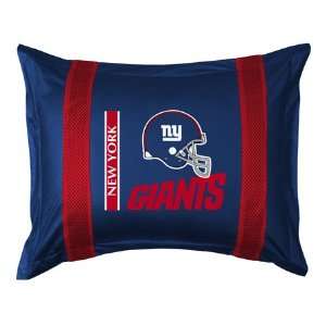  New York Giants NFL Sideline Pillow Sham: Sports 