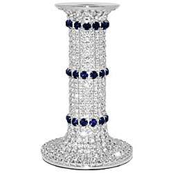 Isabella Adams 7 inch Crystallized Candle Holder  Overstock
