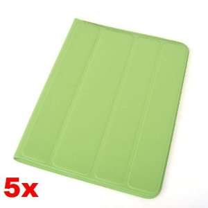 5x Green Faux Leather Stand Case Cover for Apple iPad 2 