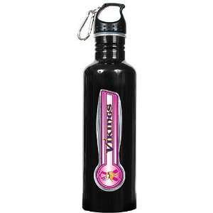   Breast Cancer Awareness 26oz Black Water Bottle: Sports & Outdoors