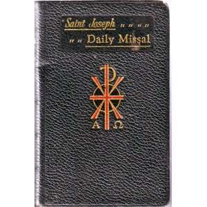  Saint Joseph Daily Missal: Books