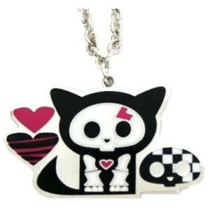    Necklace   Skelanimals   Kit Cat w/ Hearts Blot Toys & Games
