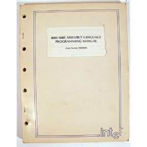    8080/8085 Assembly Language Programming Manual Intel Books