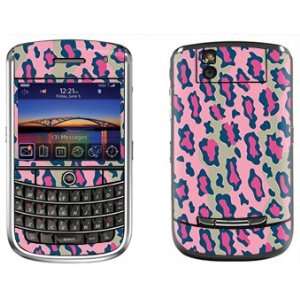  Pink Leopard Print Skin for Blackberry Tour 9630 Phone 