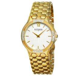 Wittnauer Mens Marquee Yellow Goldplated Stainless Steel Quartz 