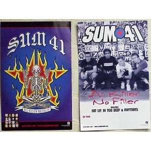 SUM 41 All Killer No Filler Double Sided Poster 11x17