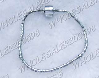 20strands Silver Snake Safety Chains Bracelets 17 21cm  