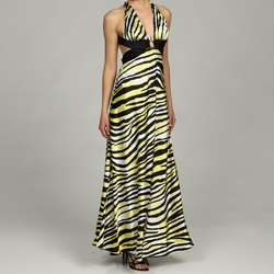 Morgan & Co Juniors Tiger Print Maxi Dress  Overstock